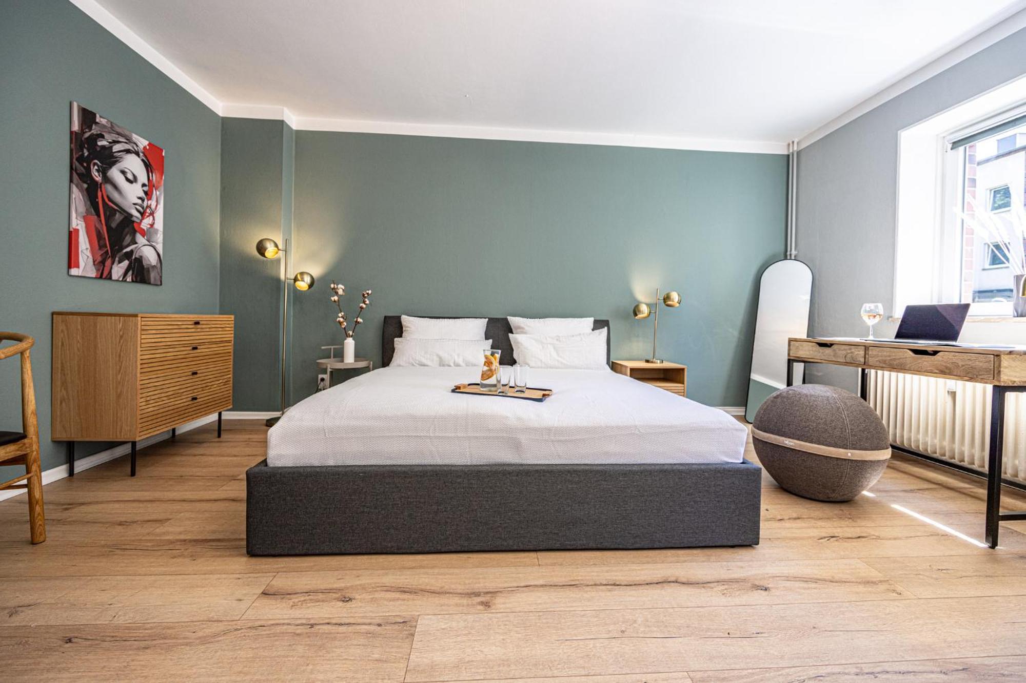 Have-a-nice-stay - Nahe Bahnhof - 20 Minuten Nach Hamburg - Trotzdem Ruhig Gelegen - 6 Minuten Zu Fuss Ins Zentrum - Modern Eingerichtet *