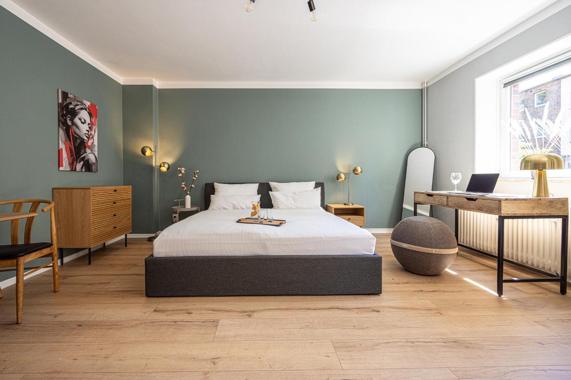 Apartment Have-a-nice-stay - Nahe Bahnhof - 20 Minuten Nach Hamburg - Trotzdem Ruhig Gelegen - 6 Minuten Zu Fuss Ins Zentrum - Modern Eingerichtet Ahrensburg