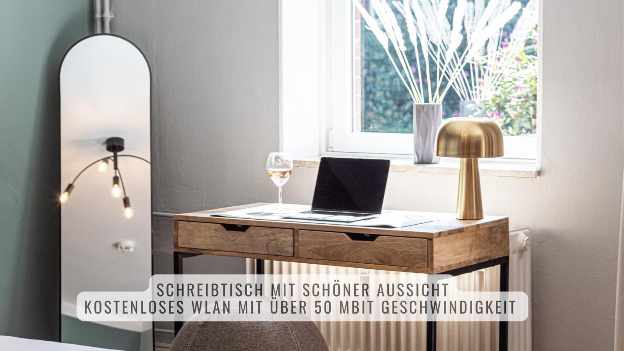 Have-a-nice-stay - Nahe Bahnhof - 20 Minuten Nach Hamburg - Trotzdem Ruhig Gelegen - 6 Minuten Zu Fuss Ins Zentrum - Modern Eingerichtet Appartement